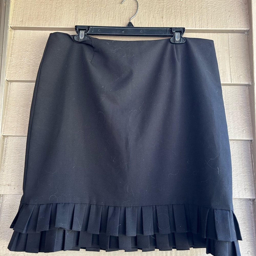 First Option business skirt, pleated hem. Sz 16